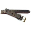 19 mm Fluco Racing Rally Vintage Cowhide Leather Watch Strap
