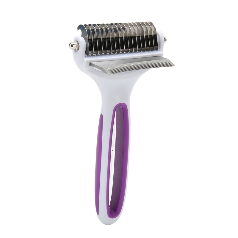 2 in 1 Pet Grooming Brush Washable Pet Dematting Comb