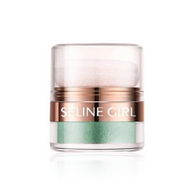 SELINE GIRL Body Glitter Powder, Face Shimmer Sparkle, Highlight Powder, Multi-Use Body Glitter for Women, Magic Glow Shimmer for Body Face Eyes Makeup #green