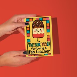 LimaLima Thank You Teacher Card Kids Nursery You Are Fab