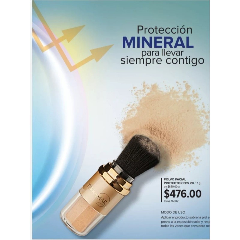 Terramar Polvo Facial Con Filtro Solar Fps 20 Terramar
