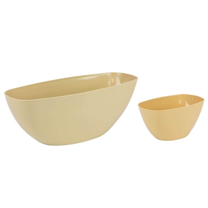 Dekorative Blumentopf Übertopf Dekoschale Coubi L 36 cm kaffe Topf