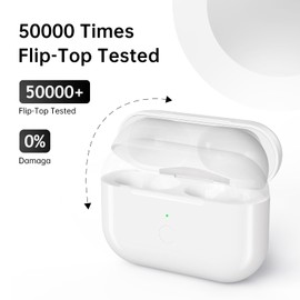 Wireless Charging Case Compatible with AirPods Pro 1st & 2nd Gen, Charger Case Replacement with USB-C Charging Port, Type-C Charging Port for AirPod Pro 2nd Gen Charging Case(No Earbuds)