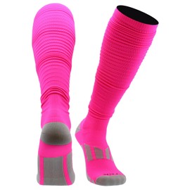 TCK Football Scrunch Socks (Hot Pink, Small)