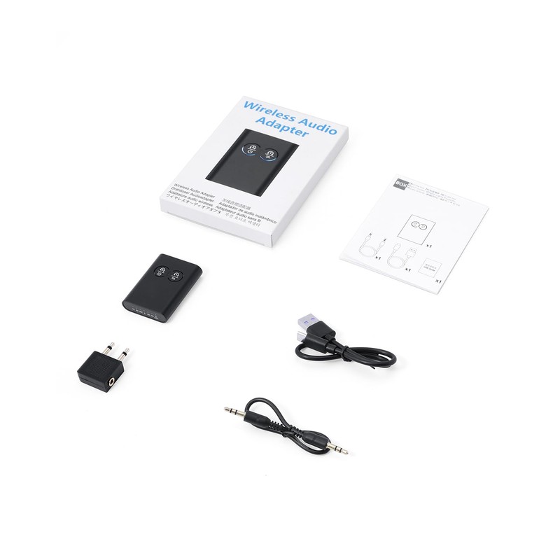 OQIMAX Bluetooth 5.2 Transmitter Receiver 2-in-1 Wireless Bluetooth Adapter Airplane