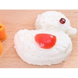 Rubber Duck Rice Mold - Fun Shaped Kitchen Tool for Rice, Pack of 2 Compact Utensil kitchen product