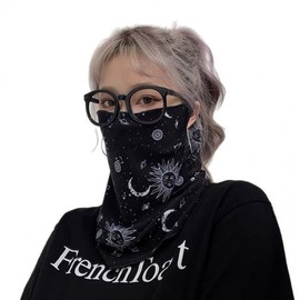 Outdoor Sports Sun Protection Mask - Face Shield for Golf, Cycling, Running 157130 One Size/White Hook on Black Background 50ea