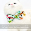 CSSPET Cute Dinosaur Cat Bow Tie Collar, Green Cat Collar,