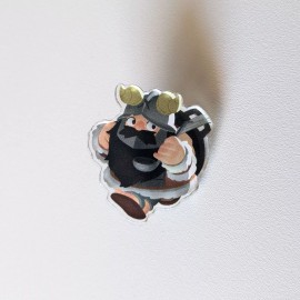 Fanart Delicious in Dungeon Senshi Acylic Pin Dungeon Meshi Fanart by Local Artist 1.5"