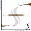 SLAKE German 7 Pcs PERIODONTAL HOLLOW GRACEY CURETTE SET MEDICAL