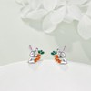 VONALA Animal Stud Earrings 925 Sterling Silver Animal Earrings Hypoallergenic