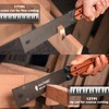 HAUTMEC 6-Inch Japanese Pull Saw, Double-Edged Folding Hand Saw with