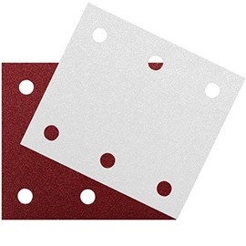 Makita P-15883 Sandpaper Set 102 x 114 mm Velcro 10 Pieces Grit Each 2x P 60, 100, 150, 180, 240, 6 Holes