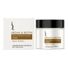 Mascarilla Nutritiva E Hidratante Profunda De Argán Y Biotin