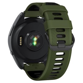 U-LIMVE Watch Band for Garmin Forerunner 265/Forerunner 255/Vivoactive 4/Venu 3/Venu 2, 22mm Quick Release Silicone Replacement Band