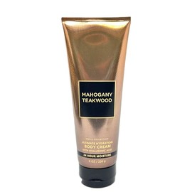Bath and Body Ultimate Hydration Body Cream For Men's With Shea butter 8 FL OZ (8 OZ, Mahogany Teakwood)