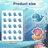 10 Sheets Ocean Stickers for Kids, 200pcs Under The Sea