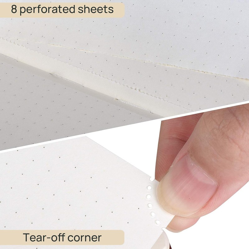 POPRUN Spiral Bullet Dotted Journal Notebook, [A5 Size] - 120