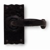 Frelan Hardware Traditional Black Antique Iron Lever Latch Handles Jab2