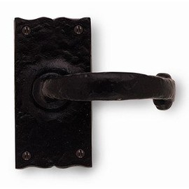 Frelan Hardware Traditional Black Antique Iron Lever Latch Handles Jab2