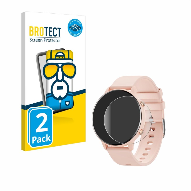 brotect 3D Curved Screen Protector compatible with Hwagol Smartwatch G25