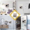 Pack of 2 Wall Organiser Hanging, Grey Wall Hanging Bags