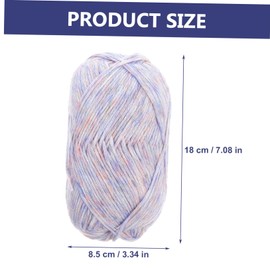 LIFKOME 1Roll DIY Cotton Rope for Knitting Crochet Supplies of Durable Yarn for Crafts for Holiday Decorations Weddings Making Easy to Cut to Any