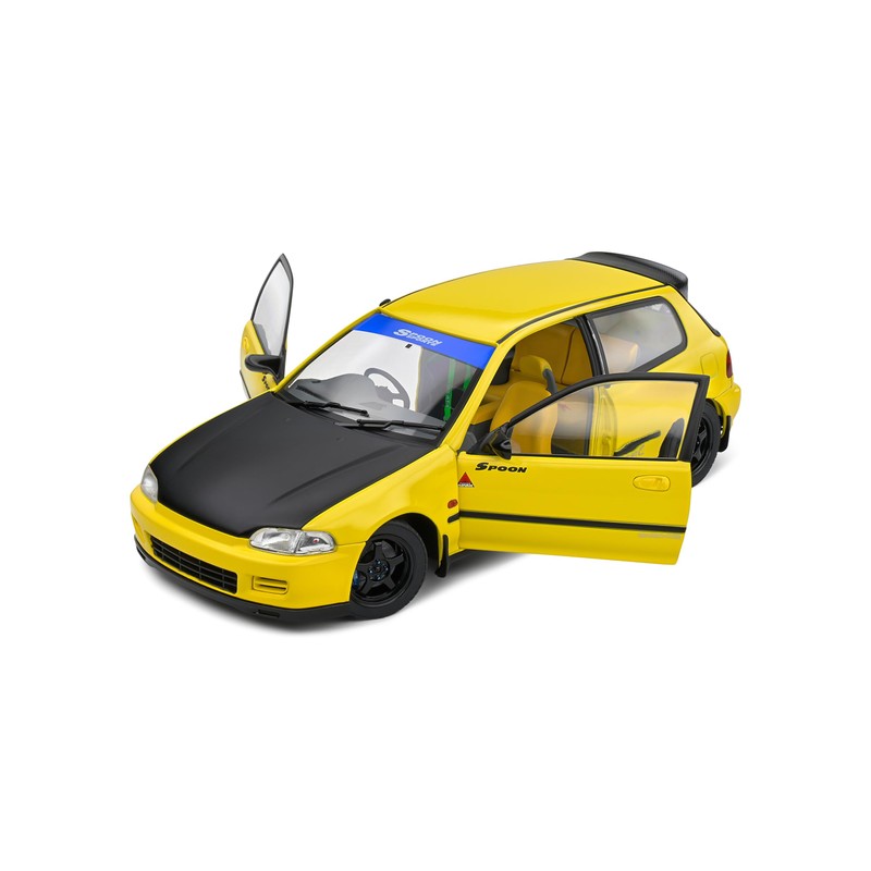 Solido, 1:18 Honda Civic (EG6) 1991 Yellow