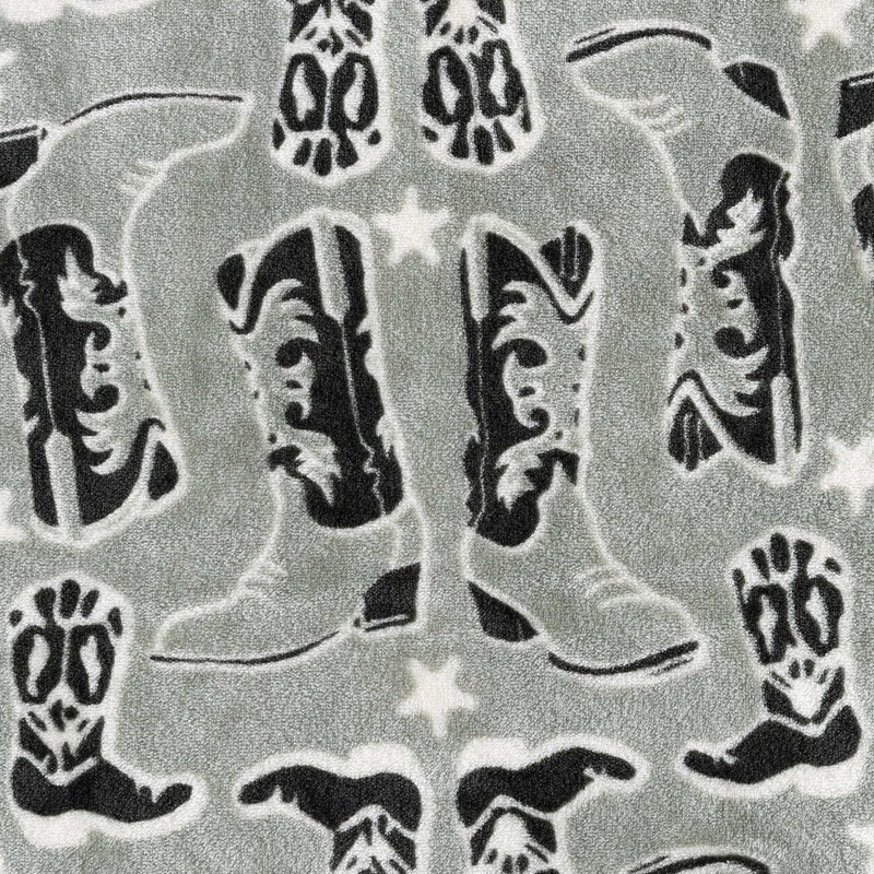 Wrangler - Throw Blanket, Soft Plush Fleece Bedding, Western Decor