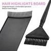 2 PCS Hair Coloring Board Balayage Highlighting Board and Brush