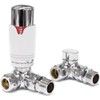 Team Controls Designer Corner Thermostatic Radiator Valve & Towel Rail