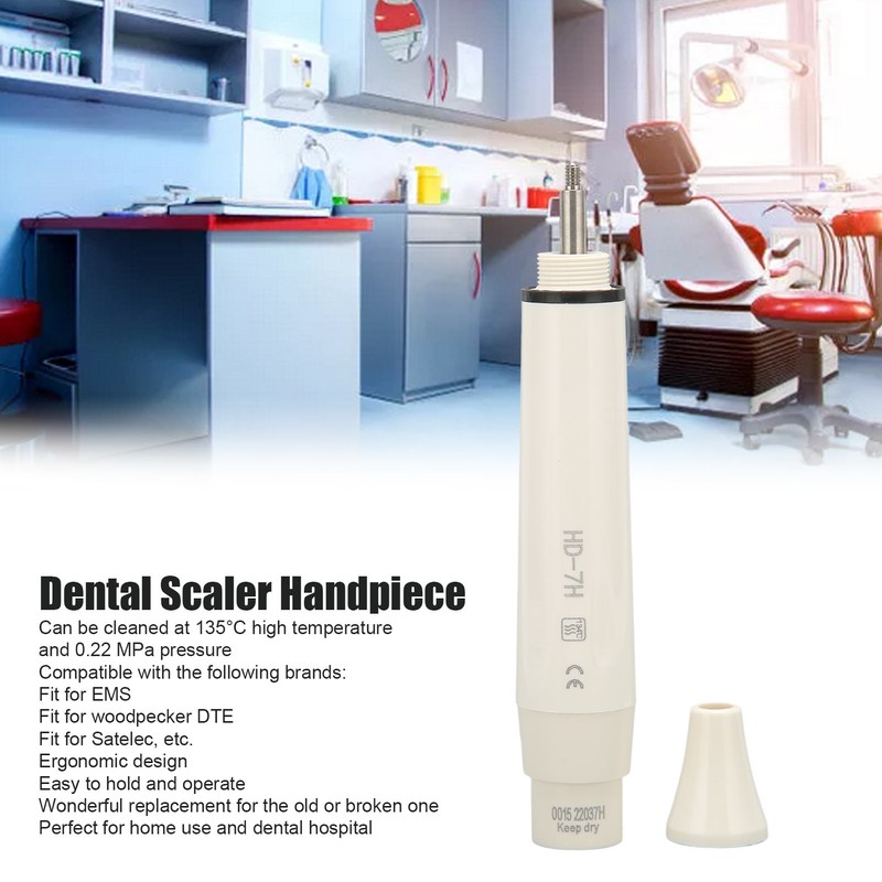 HD 7H Dental Scaler Handpiece Professional Dental Descaler Handle Accessory