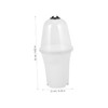 ORFOFE 2sets Outdoor Sturdy Plastic Decorative Flower Pot Lid Garden
