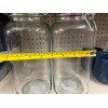 W- Ckip New Glass storage jars with lids 72fl oz