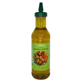 Premium High Oleic Palm Oil | | RSPO Certified |Non GMO |Expeller Pressed | For high heat cooking -16 fl. oz