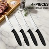 O.C.E. Steak Knives, Steak Knives Set of 4, High Carbon