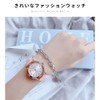 Watches Girls Quartz Round Face Arabic Numerals Display Analog Daily