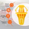 SECLUDE 20PCS Bumper Moulding Fastener Rivet Radiator Grille Clip Replace