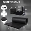 BalanceFrom 7-Piece Home Gym Yoga Set with 1-Inch Thick Yoga