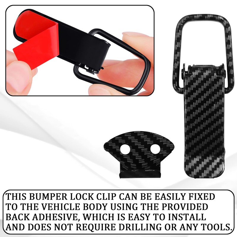Hirificing 2PCS Quick Release Bumper Clips Car Bumper Clips Repair