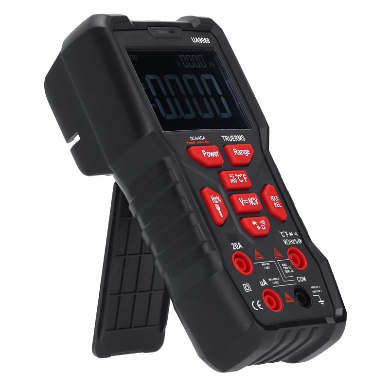UA9988 Digital Multimeter AC/DC Current Voltage Capacitance Resistance Measurement Black