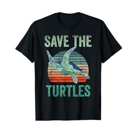 Save The Turtles Animal Turtle Pet Lover T-Shirt