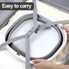 Collapsible Washing Up Bowl Round 5L Folding Wash Basin Multipurpose