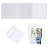 LxcshLjx 50 Pcs Pre-Folded Vellum Jackets, Vellum Paper for Invitations,