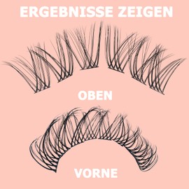 QUEWEL Individual Eyelashes, Individual Eyelash Clusters, Pack of 72 Individual Eyelashes for Eye Make-Up, D Curl, Mix, 8–16 mm, Eyelash Segments, Wide Base, DIY Eyelash Extension, Honey 02-D-Mix