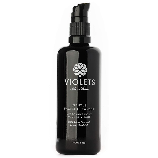 Violets Are Blue - Natural Gentle Cleanser With White Tea + Evening Primrose | Natural, Non-Toxic Skincare