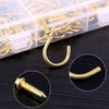 120Pcs 6 Sizes Metal Screw-in Ceiling Hooks Cup Hooks Kit,