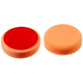 ALCLEAR 558030AH Polishing Pad Against Holograms, Car Polishing Sponges, Diameter: 80 x 25 mm, Orange, Set of 2, Polishing Pad Polishing Pad Sponge Polishing Foam for Polishing Machine