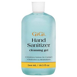 GiGi Hand Sanitizer Cleansing Gel with Cap, 18.5 oz