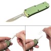 Caressolove Automatic Utility Knife Push Button, EDC Pocket Boxcutters With